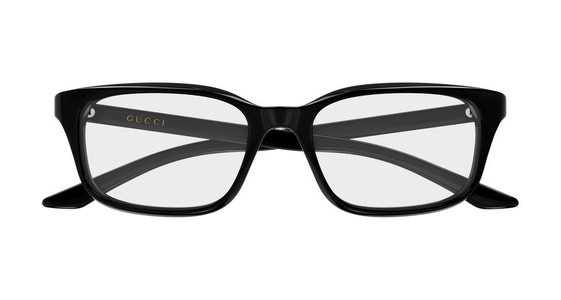 Occhiali da vista gucci gg2082o 001 negro rectangular / squared masculino taglia 52mm - Vista dettagliata