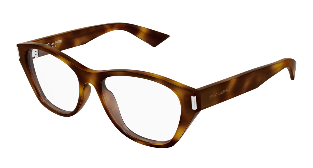 Lunettes de vue saint laurent sl 929 002 havana cat eye femenino taille 55mm - Vue principale