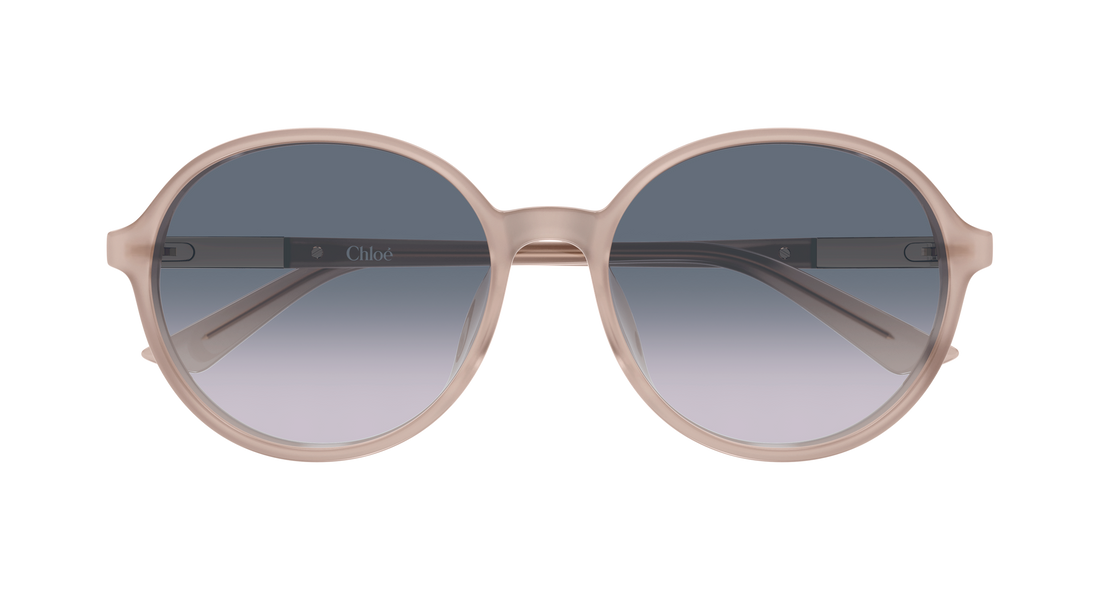 Gafas de sol chloé ch0365sk 005 beige round/oval/panthos femenino talla 57mm - Vista de detalle