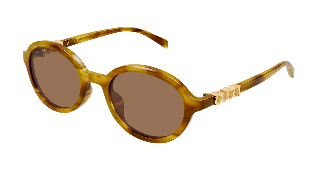 Sonnenbrillen gucci gg2033sa 003 havana round/oval/panthos femenino größe 52mm - Hauptansicht