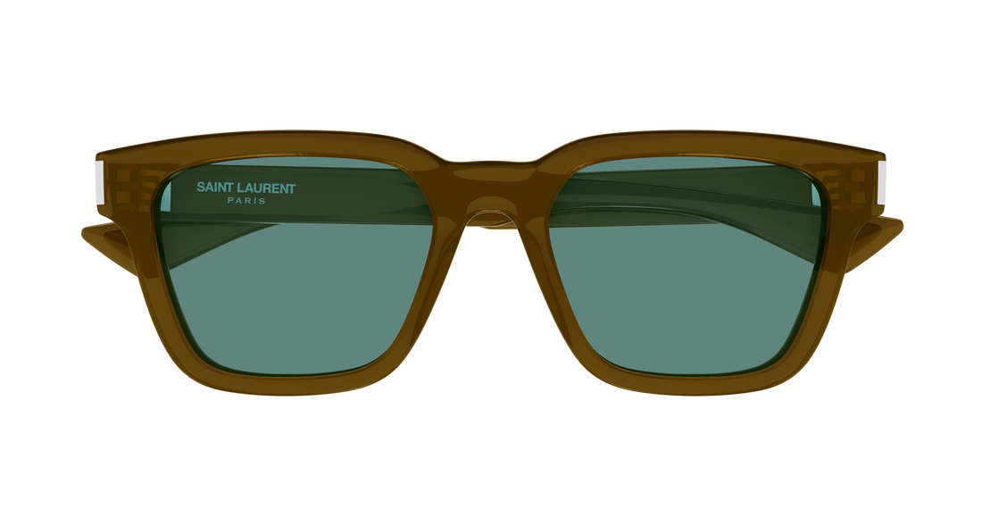 Okulary przeciwsłoneczne saint laurent sl 790 007 marron rectangular / squared masculino rozmiar 53mm - Widok szczegółowy