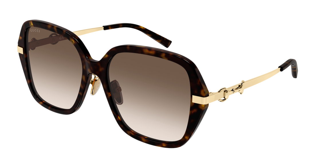 Sonnenbrillen gucci gg2055sa 002 havana rectangular / squared femenino größe 57mm - Hauptansicht