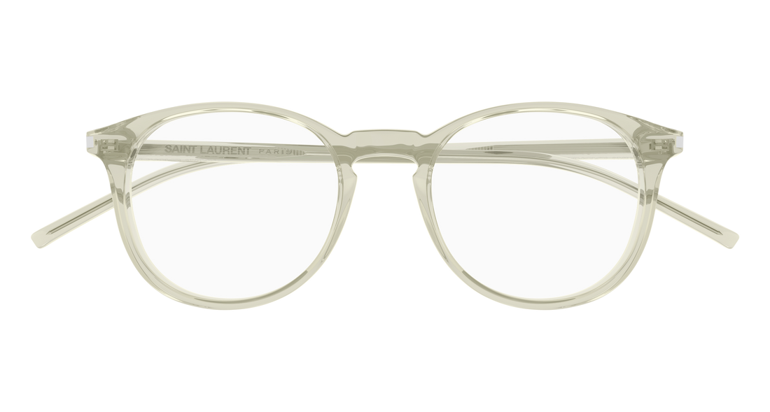 Lunettes de vue saint laurent sl 106 028 verde round/oval/panthos masculino taille 50mm - Vue détaillée