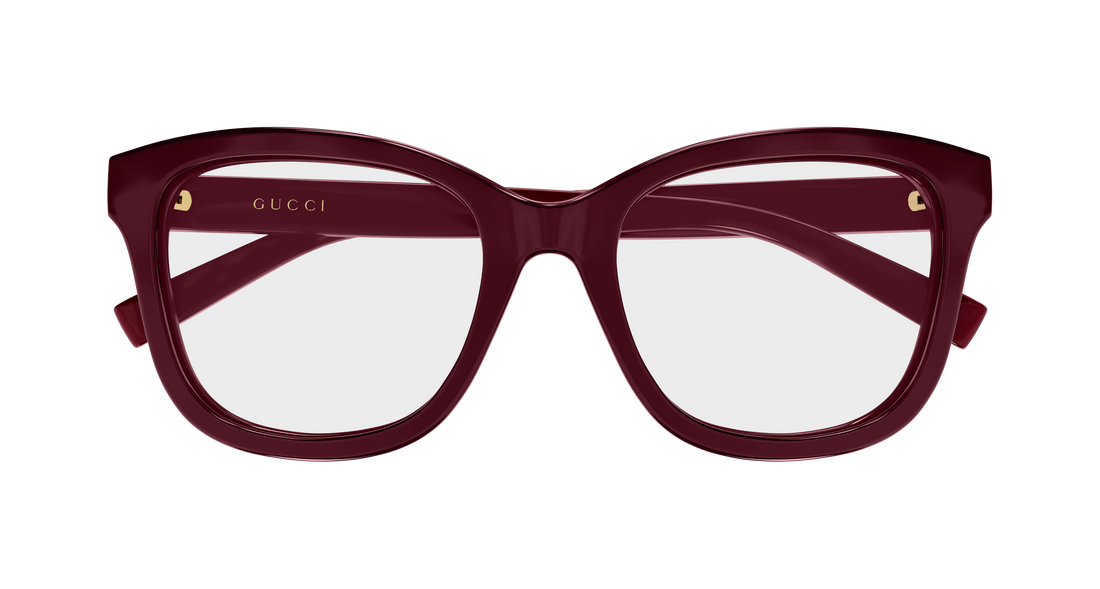 Prescription glasses gucci gg2104o 003 burdeos rectangular / squared femenino size 53mm - Detailed view
