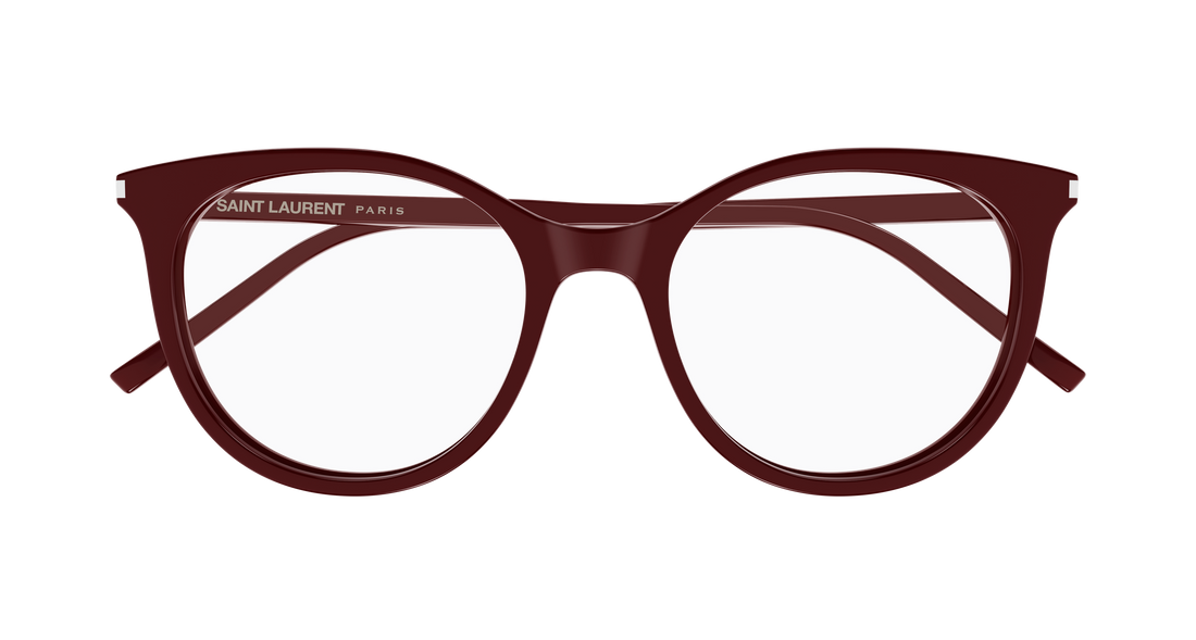 Occhiali da vista saint laurent sl 891 005 burdeos cat eye femenino taglia 52mm - Vista dettagliata