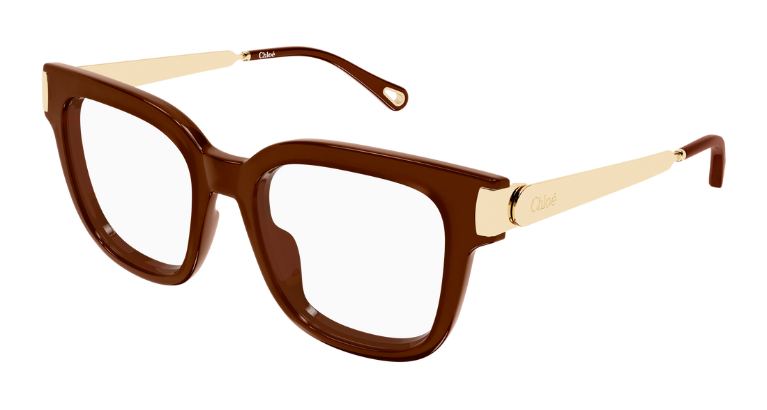 Occhiali da vista chloé ch0353o 003 marron rectangular / squared femenino taglia 52mm - Vista principale