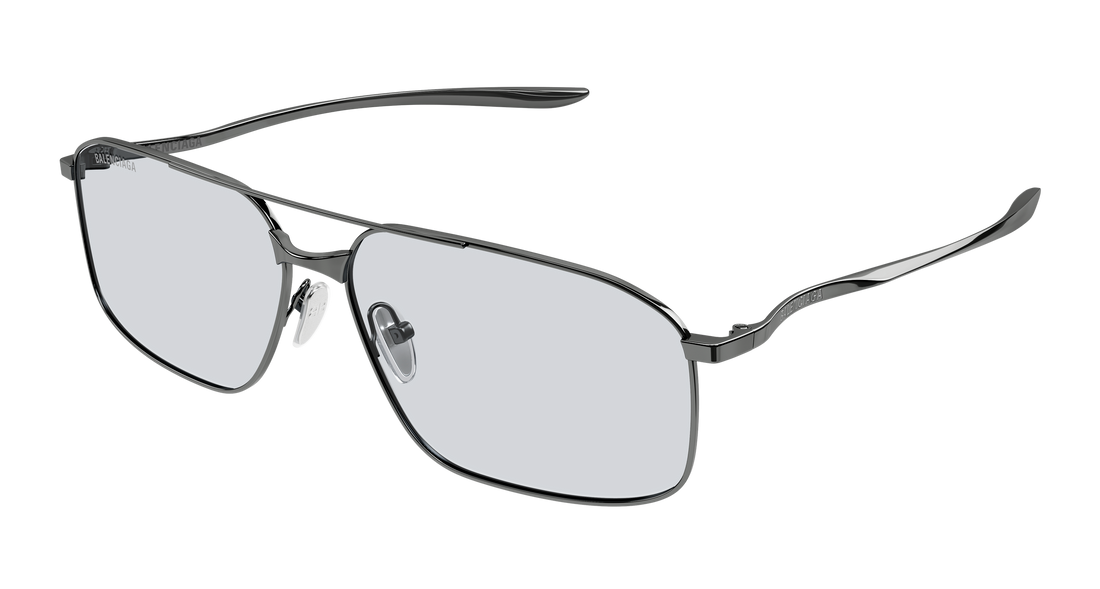Sunglasses balenciaga bb0492s 004 plateado pilot/navigator masculino size 64mm - Main view