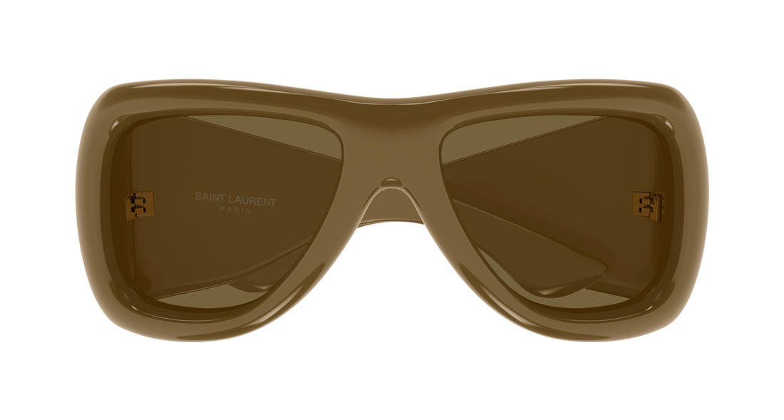 Occhiali da sole saint laurent sl 902 howl 009 marron pilot/navigator unisex taglia 63mm - Vista dettagliata