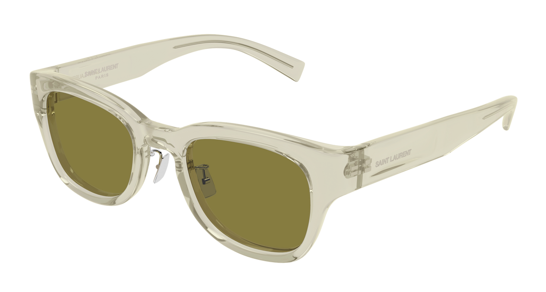Solglasögon saint laurent sl 957/j 004 verde rectangular / squared femenino storlek 50mm - Huvudvy