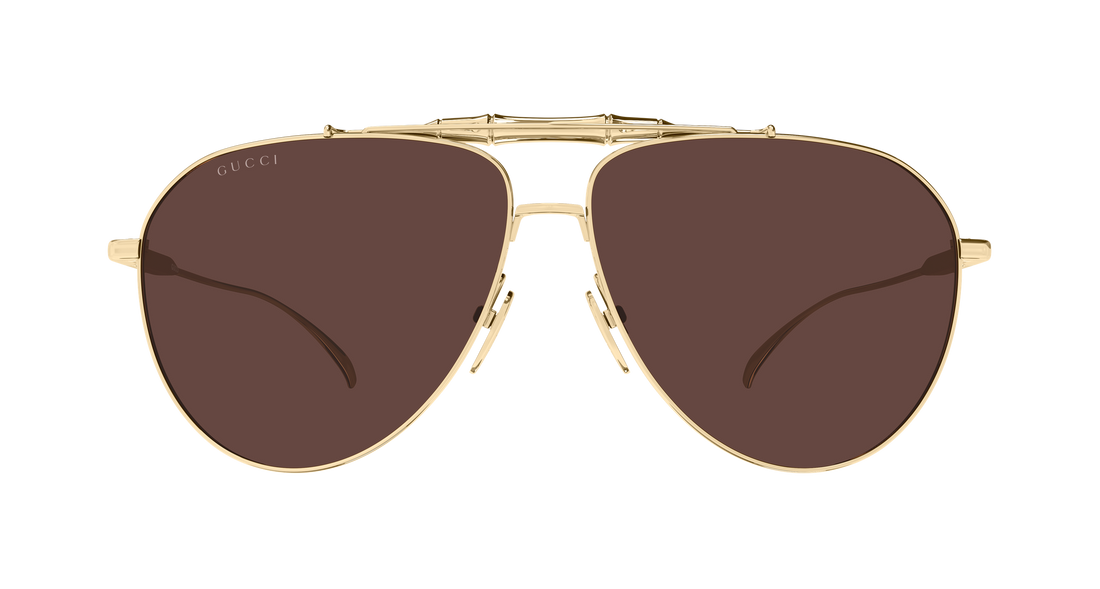Sonnenbrillen gucci gg2064s 004 dorado pilot/navigator masculino größe 60mm - Detailansicht