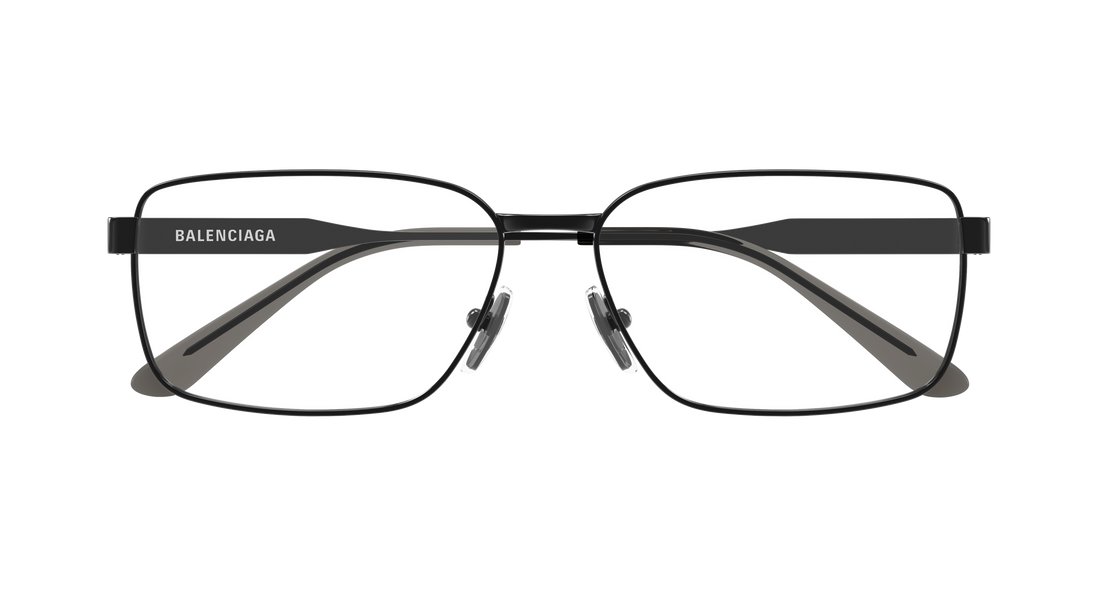 Glasögon balenciaga bb0540o 003 negro rectangular / squared masculino storlek 60mm - Detaljvy