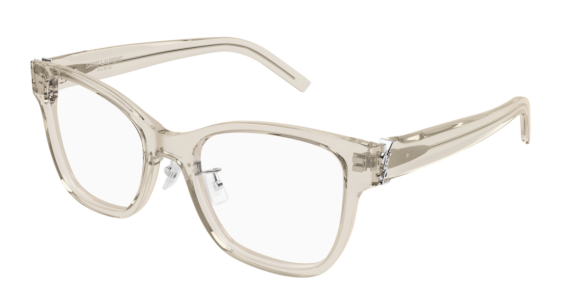 Gafas graduadas saint laurent sl m158/f 004 beige cat eye femenino talla 54mm - Vista principal