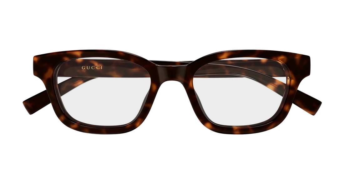 Prescription glasses gucci gg2103ol 002 havana rectangular / squared femenino size 49mm - Detailed view