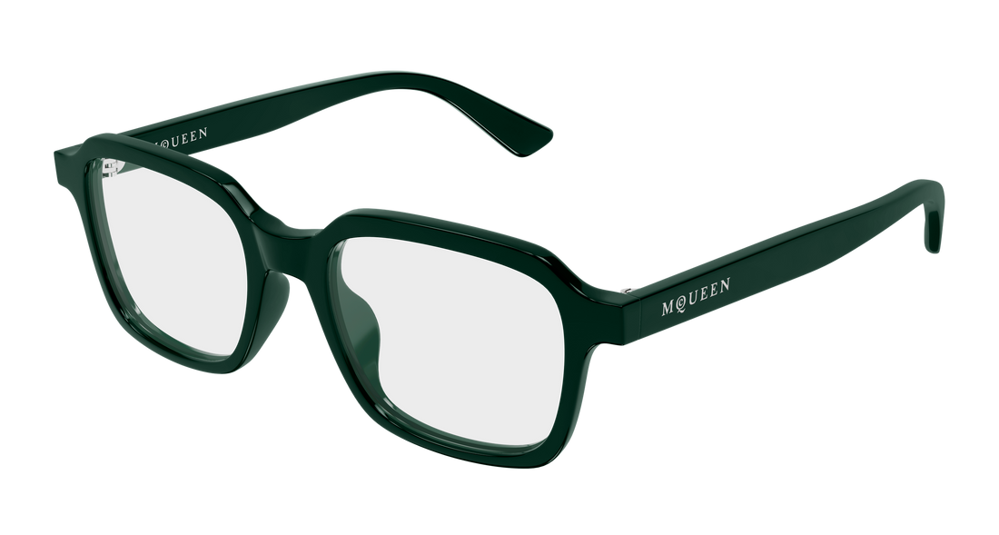 Brillen alexander mcqueen am0572o 003 verde rectangular / squared unisex größe 50mm - Hauptansicht