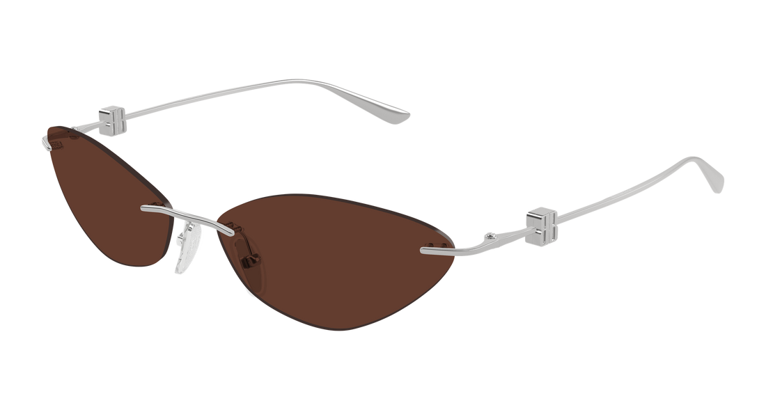 Lunettes de soleil balenciaga bb0536s 002 plateado geometrical/directional femenino taille 63mm - Vue principale