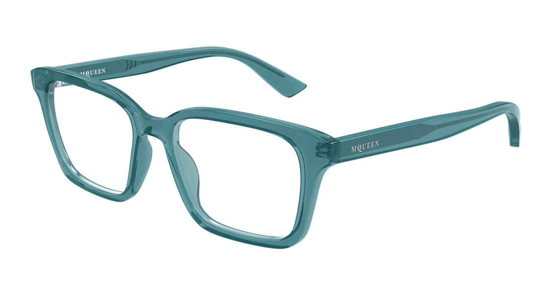 Gafas graduadas alexander mcqueen am0566o 005 azul rectangular / squared unisex talla 53mm - Vista principal