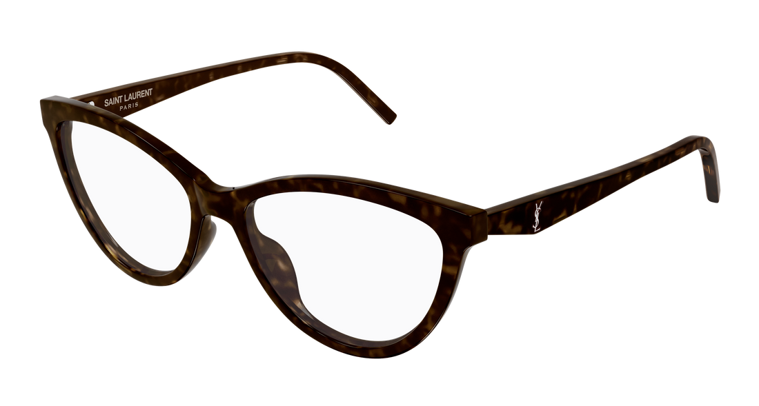 Okulary korekcyjne saint laurent sl m185 002 havana cat eye femenino rozmiar 55mm - Widok główny