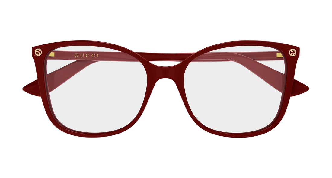 Occhiali da vista gucci gg0026o 031 burdeos cat eye femenino taglia 55mm - Vista dettagliata