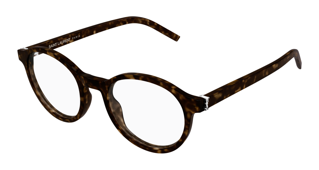 Dioptrijske naočale saint laurent sl m163 002 havana round/oval/panthos unisex veličina 50mm - Glavni prikaz