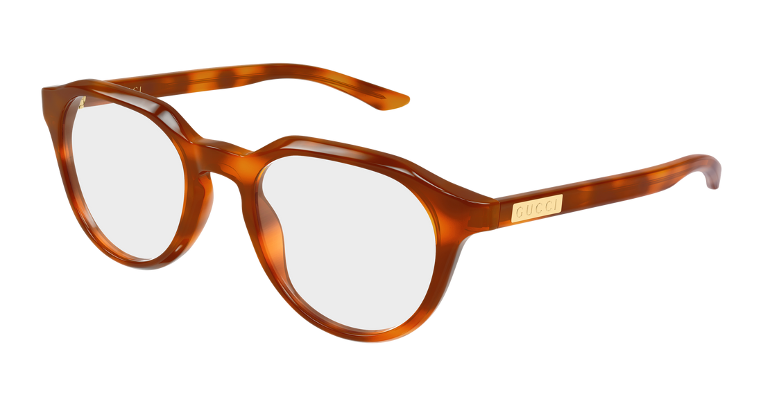 Brillen gucci gg2083o 004 havana round/oval/panthos masculino größe 49mm - Hauptansicht