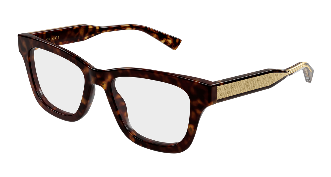 Occhiali da vista gucci gg2066o 002 havana cat eye femenino taglia 49mm - Vista principale