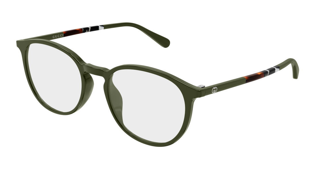 Briller gucci gg2266oa 003 verde round/oval/panthos unisex størrelse 53mm - Hovedvisning