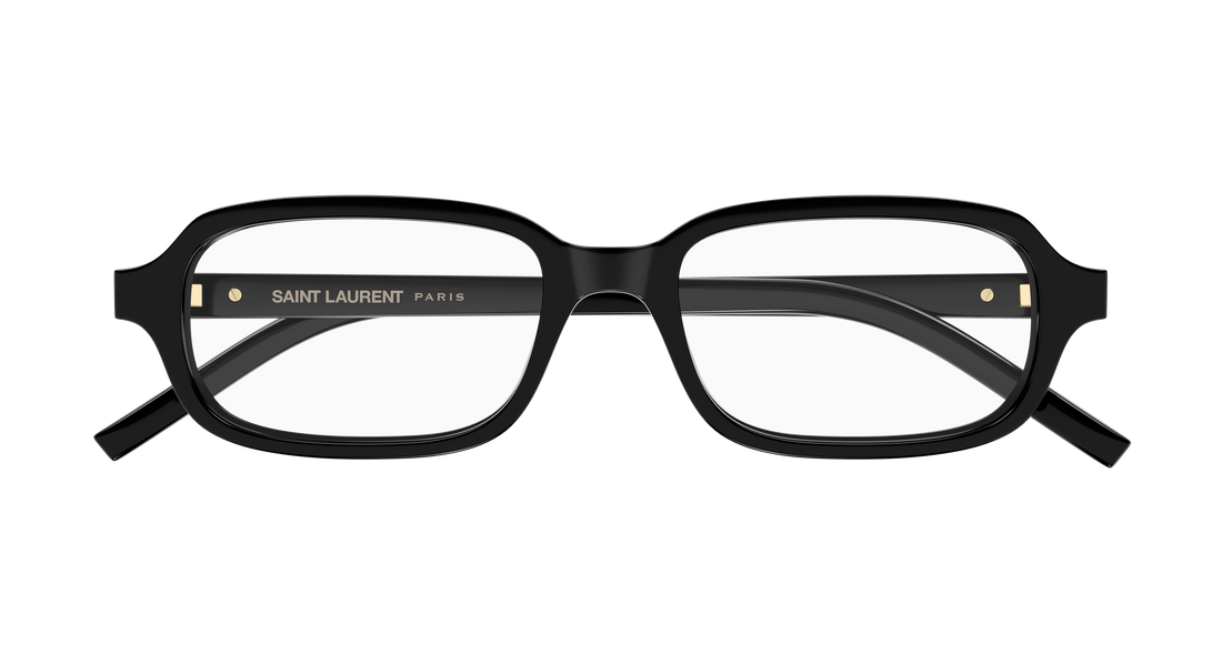 Glasögon saint laurent sl m180/f 001 negro rectangular / squared femenino storlek 52mm - Detaljvy
