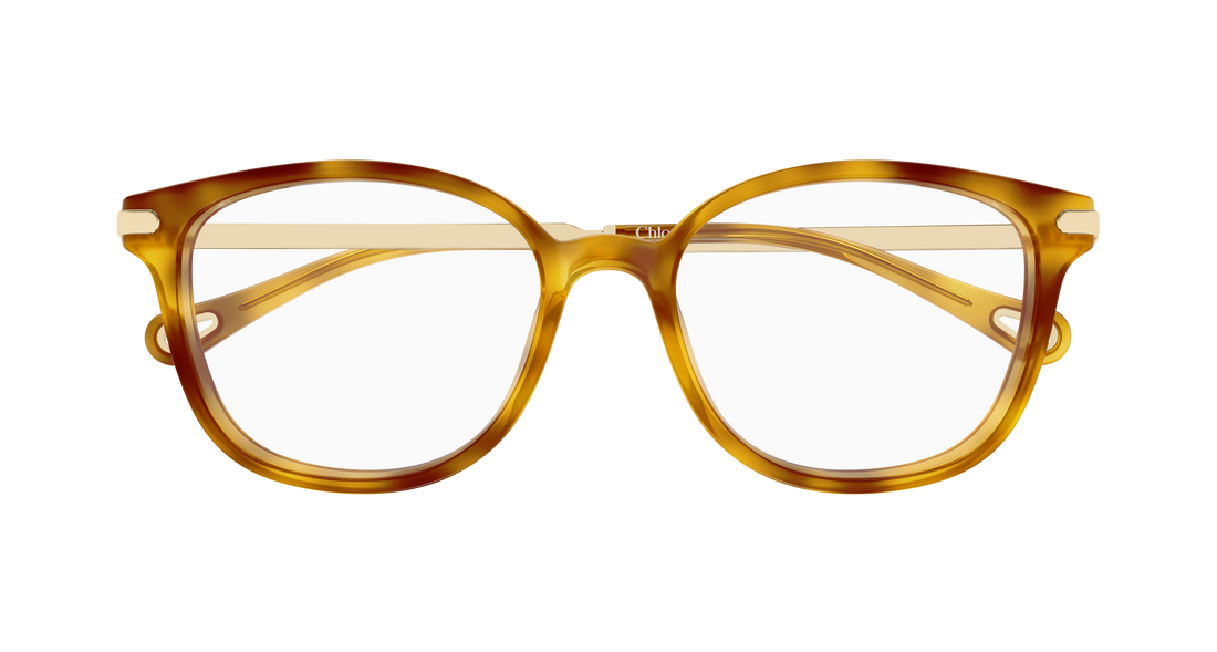 Occhiali da vista chloé ch0359o 002 havana rectangular / squared femenino taglia 53mm - Vista dettagliata