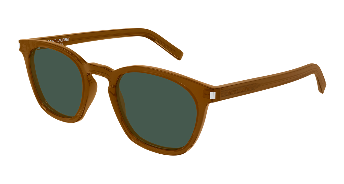 Gafas de sol saint laurent sl 28 057 marron rectangular / squared unisex talla 49mm - Vista principal