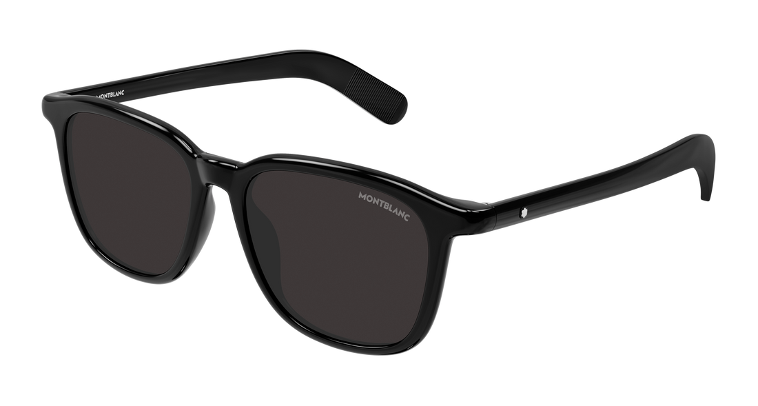 Occhiali da sole montblanc mb0497s 001 negro rectangular / squared masculino taglia 52mm - Vista principale