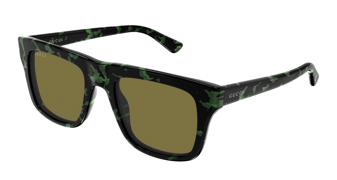 Sunčane naočale gucci gg2242s 003 havana rectangular / squared masculino veličina 51mm - Glavni prikaz
