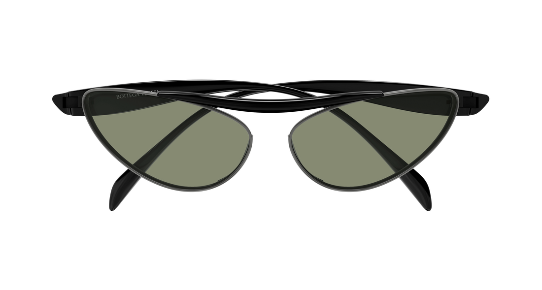 Lunettes de soleil bottega veneta bv1529s 001 plateado cat eye femenino taille 65mm - Vue détaillée