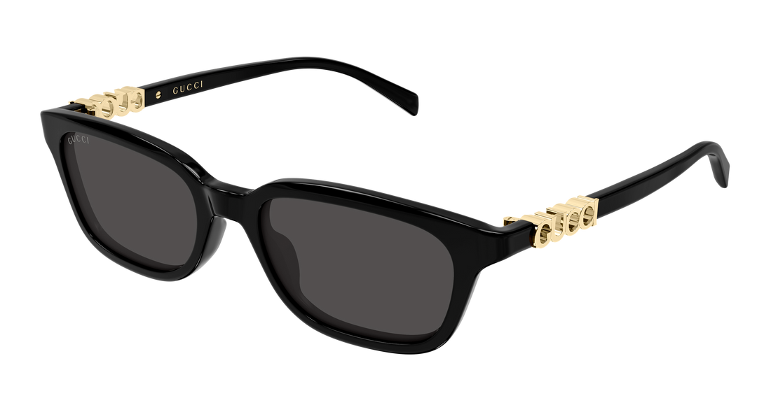 Sunčane naočale gucci gg2208s 001 negro rectangular / squared femenino veličina 53mm - Glavni prikaz
