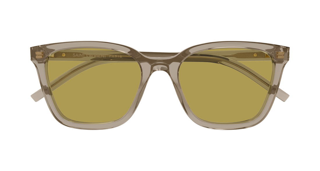 Solglasögon saint laurent sl m178 005 marron cat eye femenino storlek 54mm - Detaljvy