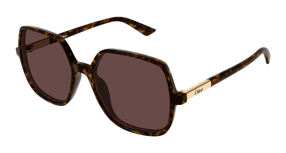 Gafas de sol chloé ch0362s 002 havana geometrical/directional femenino talla 55mm - Vista principal