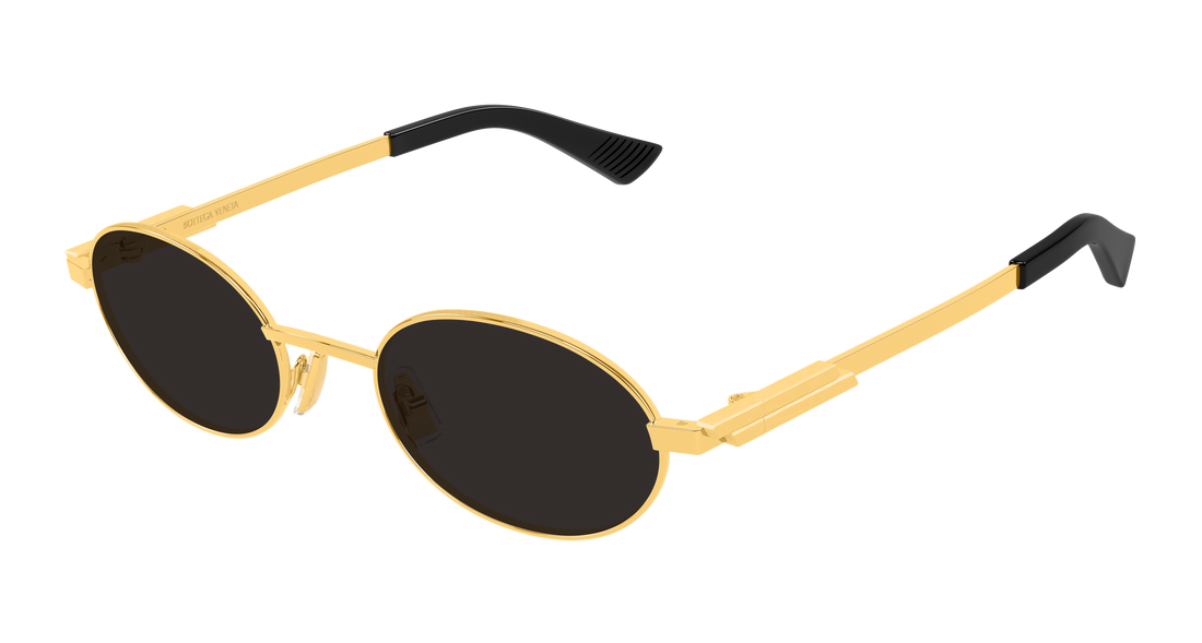 Sunglasses bottega veneta bv1470s 001 dorado round/oval/panthos unisex size 52mm - Main view