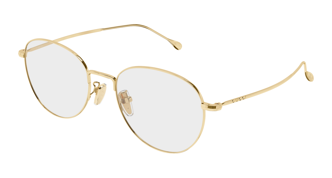 Occhiali da vista gucci gg2147oa 001 dorado round/oval/panthos femenino taglia 54mm - Vista principale