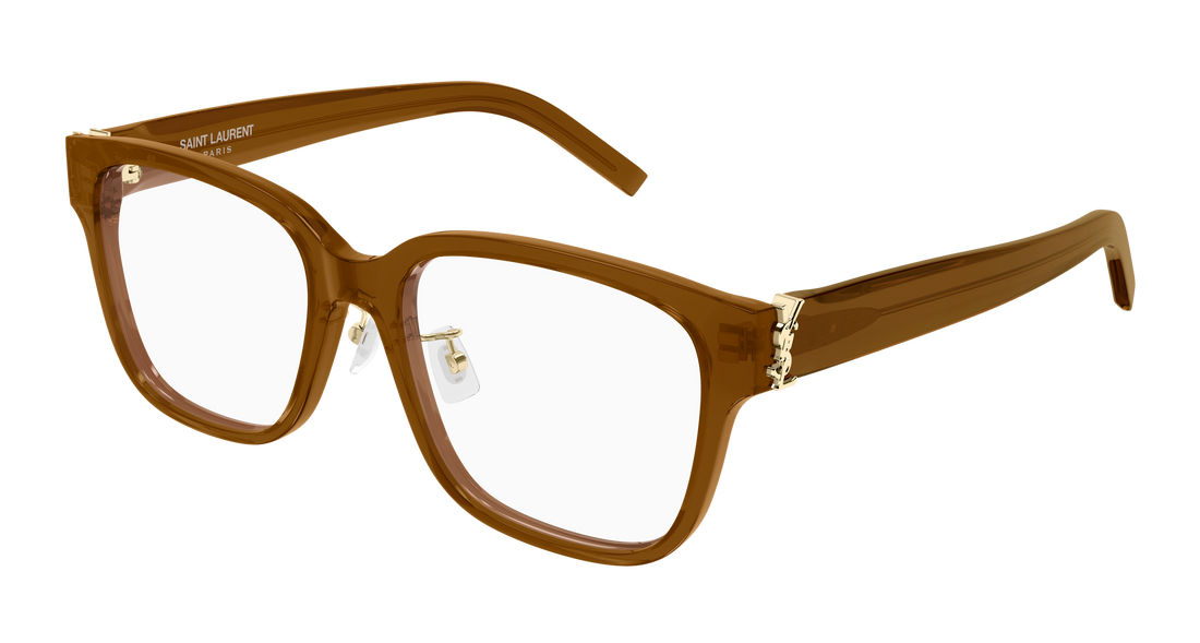 Gafas graduadas saint laurent sl m165/f 005 marron cat eye femenino talla 54mm - Vista principal