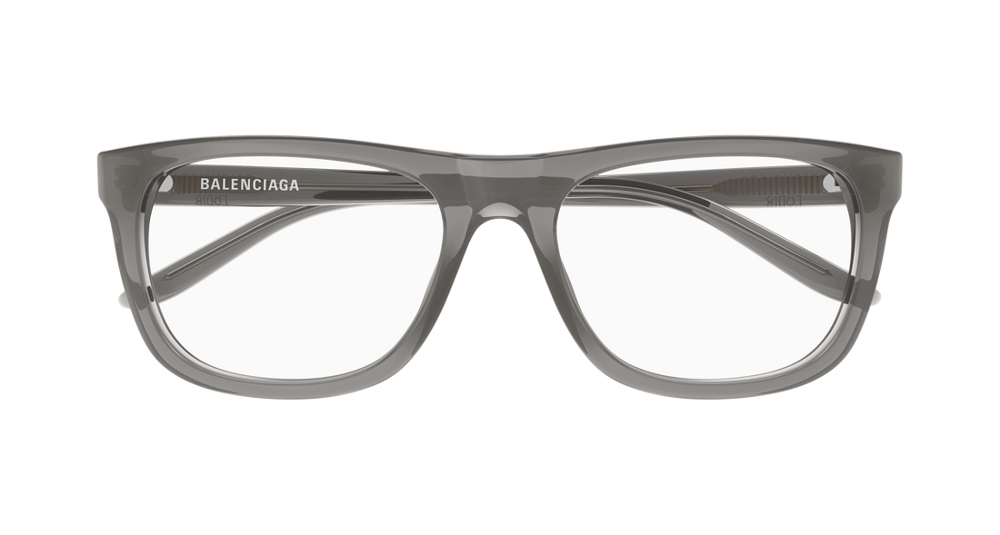 Gafas graduadas balenciaga bb0498o 004 gris rectangular / squared masculino talla 56mm - Vista de detalle