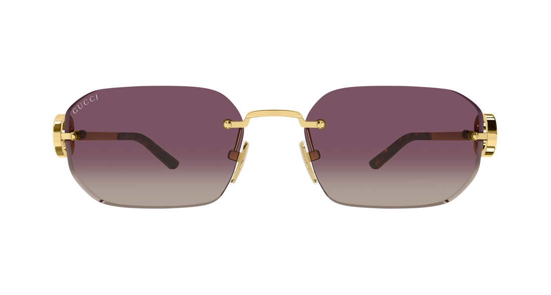 Sunčane naočale gucci gg2228s 003 dorado rectangular / squared femenino veličina 57mm - Detaljni prikaz