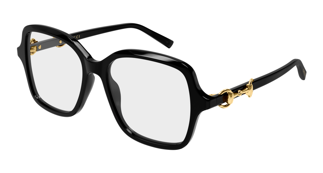 Glasögon gucci gg2217o 001 negro butterfly femenino storlek 53mm - Huvudvy