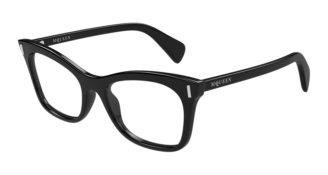 Gafas graduadas alexander mcqueen am0552o 001 negro cat eye femenino talla 53mm - Vista principal