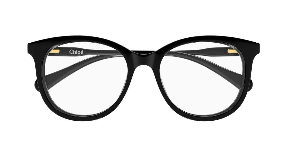 Dioptrijske naočale chloé cc0028o 001 negro round/oval/panthos infantil veličina 48mm - Detaljni prikaz