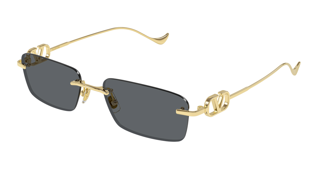 Solbriller valentino vg0067s 001 dorado rectangular / squared femenino størrelse 55mm - Hovedvisning