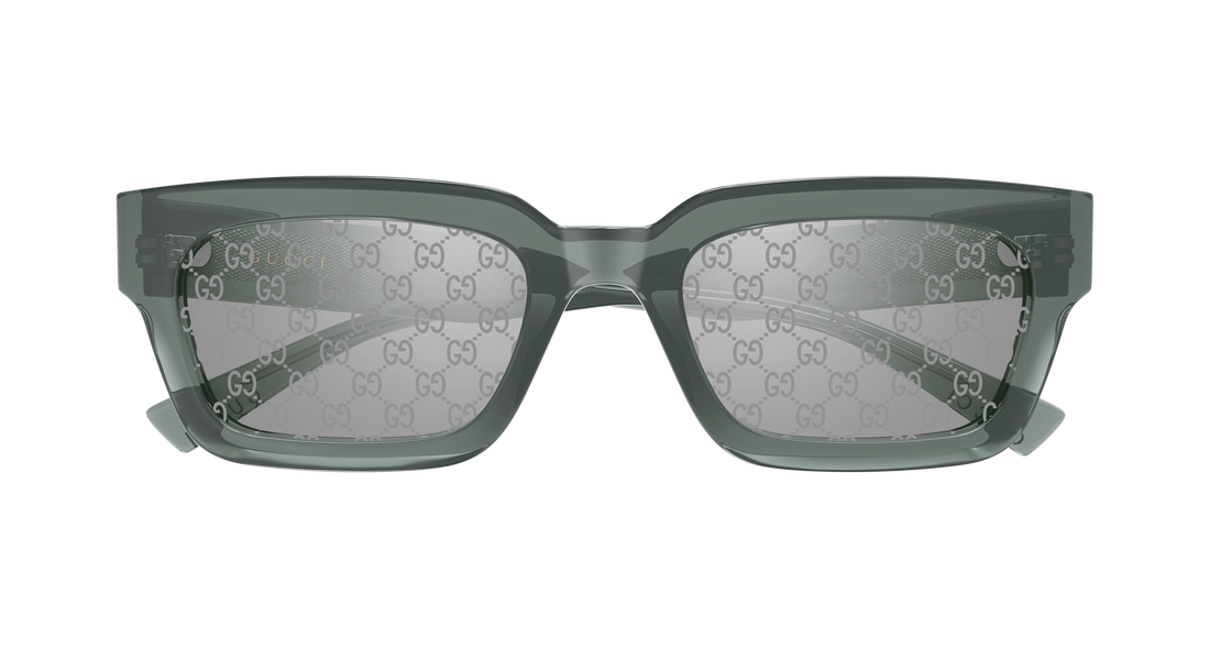 Occhiali da sole gucci gg2069s 003 gris rectangular / squared masculino taglia 53mm - Vista dettagliata