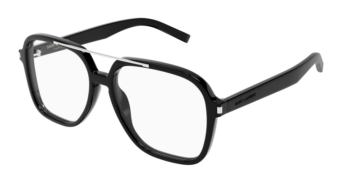 Lunettes de vue saint laurent sl 545 opt 001 negro rectangular / squared femenino taille 58mm - Vue principale