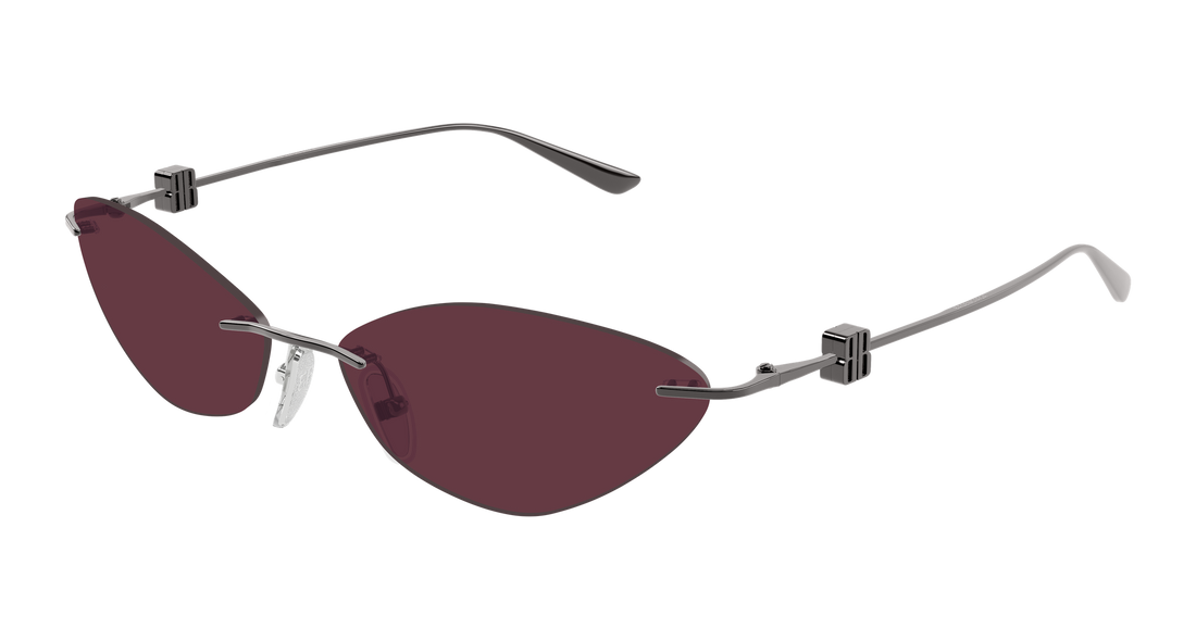 Lunettes de soleil balenciaga bb0536s 004 plateado geometrical/directional femenino taille 63mm - Vue principale
