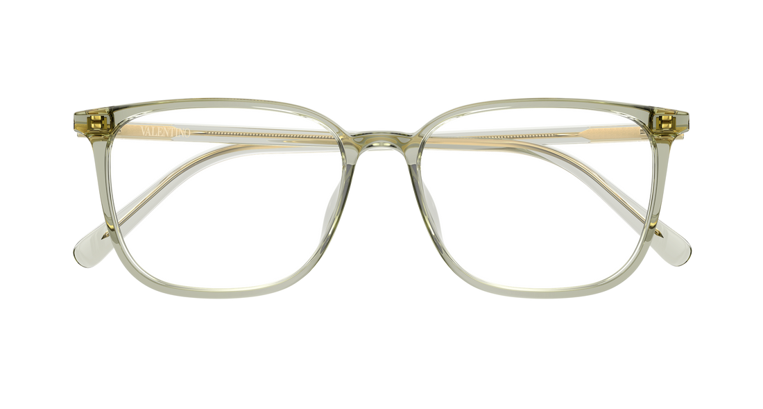 Lunettes de vue valentino vg0040oa 003 verde rectangular / squared femenino taille 54mm - Vue détaillée