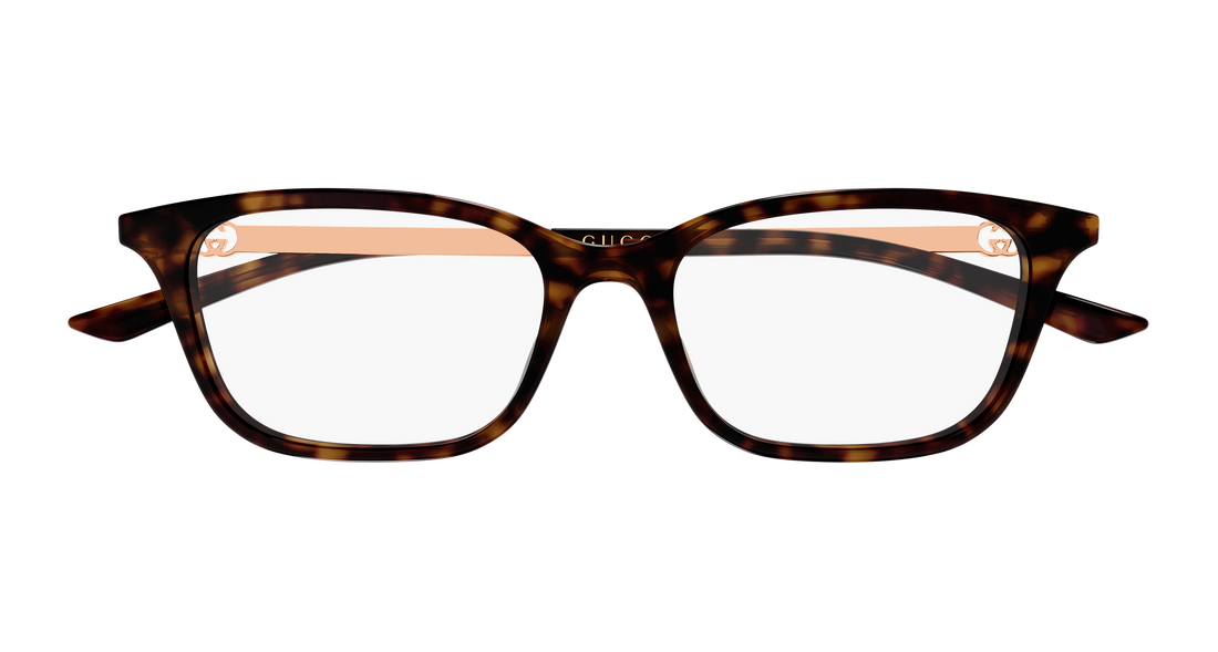 Glasögon gucci gg2213o 003 havana rectangular / squared femenino storlek 52mm - Detaljvy
