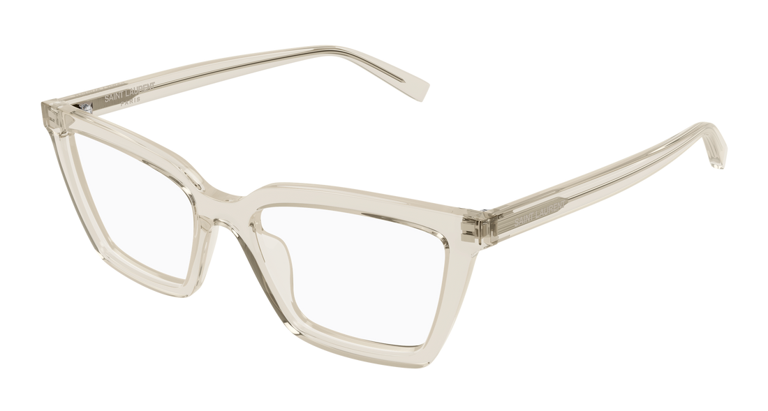 Gafas graduadas saint laurent sl 912 004 beige cat eye femenino talla 53mm - Vista principal